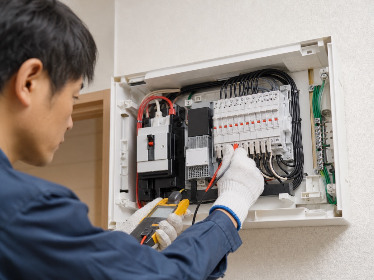 分電盤点検工事の参考イメージ